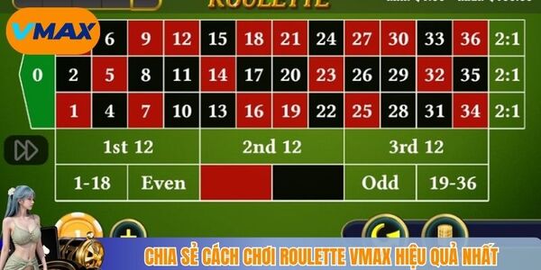 Chia sẻ cách chơi roulette vmax hiệu quả nhất