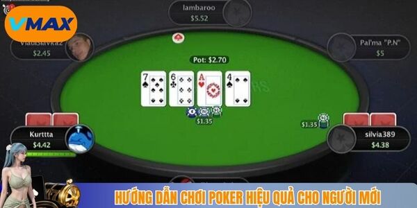 Hướng dẫn chơi poker vmax hiệu quả cho người mới