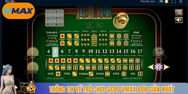 Thông tin về trò chơi sicbo vmax đơn giản nhất