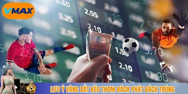 Lưu ý vàng bắt kèo thơm bách phát bách trúng