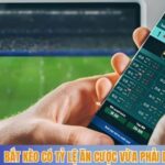 Bắt kèo có tỷ lệ ăn cược vừa phải dễ thắng đậm