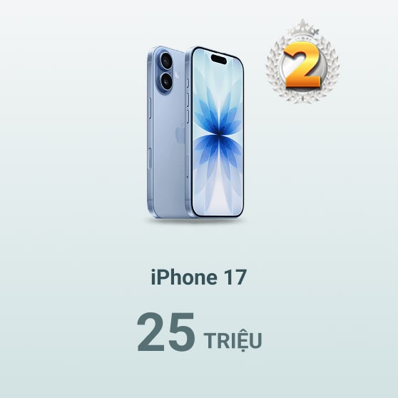 Giải nhất bảng xếp hạng giải đấu Vmax x PG Soft là iPhone 17 trị giá 25 triệu